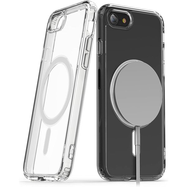 Ntech Hoesje Geschikt voor iPhone SE 2022 Hoesje Backcover - met Oplaadfunctie Hoesje Geschikt voor iPhone 7 / 8 - met Oplaadfunctie hoes oplader doorzichtig - Hoesje Geschikt voor iPhone Se 2020 met Oplaadfunctie Case