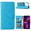 Ntech Hoesje Geschikt voor iPhone 14 portemonnee Bookcase – Blauw