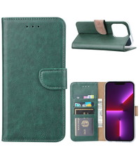 Ntech iPhone 14 Plus Hoesje BookCase Groen