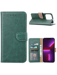 Ntech iPhone 14 Plus Hoesje BookCase Groen