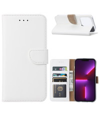 Ntech iPhone 14 Plus Hoesje BookCase Wit