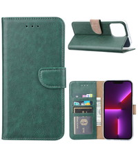 Ntech iPhone 14 Pro Hoesje BookCase Groen