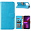 Ntech Hoesje Geschikt voor iPhone 14 Pro portemonnee Bookcase – Blauw