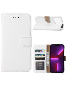 Ntech iPhone 14 Pro Hoesje BookCase Wit