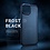 Ntech Hoesje Geschikt voor iPhone 14 Plus – doorzichtig Mat backcover – Soft Bumper - Zwart