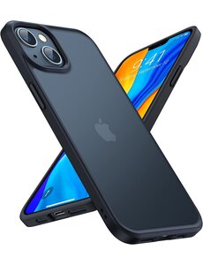 Ntech iPhone 14 Plus hoesje doorzichtig Matte colour Back