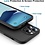 Ntech Hoesje Geschikt voor iPhone 14 Pro Max – Liquid Siliconen Backcover – Zwart