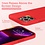 Ntech Hoesje Geschikt voor iPhone 14 Pro Max – Liquid Siliconen Backcover – Rood