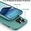 Ntech Hoesje Geschikt voor iPhone 14 Pro Max – Liquid Siliconen Backcover – Pine Groen