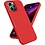 Ntech Hoesje Geschikt voor iPhone 14 Pro – Liquid Siliconen Backcover – Rood