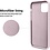 Ntech Hoesje Geschikt voor iPhone 14 Pro – Liquid Siliconen Backcover – Licht Roze