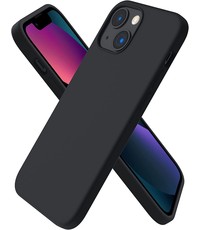 Ntech iPhone 14 Plus hoesje Silicone case Zwart
