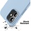 Ntech Hoesje Geschikt voor iPhone 14 Plus – Liquid Siliconen Backcover – Licht Blauw