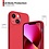 Ntech Hoesje Geschikt voor iPhone 14 Plus – Liquid Siliconen Backcover – Rood