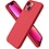 Ntech Hoesje Geschikt voor iPhone 14 Plus – Liquid Siliconen Backcover – Rood