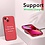 Ntech Hoesje Geschikt voor iPhone 14 Plus – Liquid Siliconen Backcover – Rood