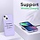 Ntech Hoesje Geschikt voor iPhone 14 Plus – Liquid Siliconen Backcover – Lila