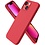 Ntech Hoesje Geschikt voor iPhone 14 – Liquid Siliconen Backcover – Rood