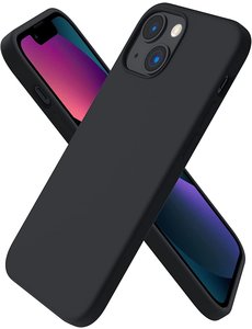 Ntech iPhone 14 hoesje Silicone case Zwart