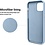 Ntech Hoesje Geschikt voor iPhone 14 – Liquid Siliconen Backcover – Licht Blauw