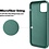 Ntech Hoesje Geschikt voor iPhone 14 – Liquid Siliconen Backcover – Pine Groen