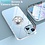 Ntech Hoesje Geschikt voor iPhone 14 Plus – Luxe Backcover met Ringhouder - Transparant
