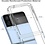 Ntech Hoesje Geschikt Voor Samsung Galaxy Z Flip 4 Transparant Shockproof