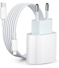 Ntech Geschikt voor iPhone 14 Plus Lader USB-C Adapter