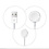 Ntech Draadloze Oplader Geschikt voor de Apple Watch Magnetische Oplaadkabel voor Apple Watch Series 1 / 2 / 3 / 4 / 5 / 6 / 7 / 8 / 9 / SE (2) / Ultra (2) Wit