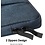 Ntech Hoes Geschikt voor Macbook air M2 hoes Sleeve Spatwater proof Navy - Mabook Air hoes 13.3 met handvat & ruimte voor accessoires - Hoes Geschikt voor Macbook Air 2022 hoes - Hoes Geschikt voor Macbook air M2 case