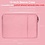 Ntech Hoes Geschikt voor Macbook air M2 hoes Sleeve Spatwater proof Licht Rose - Mabook Air hoes 13.3 met handvat & ruimte voor accessoires - Hoes Geschikt voor Macbook Air 2022 hoes - Hoes Geschikt voor Macbook air M2 case