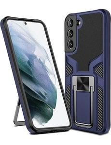 Ntech Samsung S22 Plus hoesje magnetisch Armor Schokbestendige Blauw