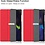Ntech Hoes Geschikt voor Samsung Galaxy Tab A8 (2021 & 2022) hoes – tri-fold bookcase met auto/wake functie - 10.5 inch – Rood