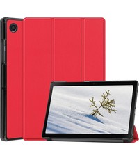 Ntech Samsung Galaxy Tab A8 hoes Tri-fold Rood