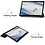 Ntech Hoes Geschikt voor Samsung Galaxy Tab A8 (2021 & 2022) hoes – tri-fold bookcase met auto/wake functie - 10.5 inch – Donkerblauw