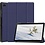 Ntech Hoes Geschikt voor Samsung Galaxy Tab A8 (2021 & 2022) hoes – tri-fold bookcase met auto/wake functie - 10.5 inch – Donkerblauw