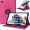 Ntech Hoes Geschikt voor Samsung Galaxy Tab A8 hoes – Hoes Geschikt voor Samsung Galaxy Tab A8 (2021 / 2022) hoes – 360° draaibaar tablethoes – Pink