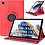 Ntech Hoes Geschikt voor Samsung Galaxy Tab A8 hoes – Hoes Geschikt voor Samsung Galaxy Tab A8 (2021 / 2022) hoes – 360° draaibaar tablethoes – Rood