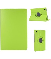Ntech Samsung Galaxy Tab A8 hoes draaibaar Groen