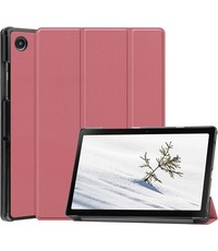 Ntech Samsung Galaxy Tab A8 hoes Tri-fold Wine Rood