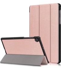 Ntech Samsung Tab S6 Lite Hoes Rose Gold Smart cover