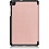 Ntech Hoesje Geschikt Voor Samsung Galaxy Tab S6 Lite Hoes Rose Goud Smart cover 2024 - Hoesje Geschikt Voor Samsung Galaxy Tab S6 Lite 2022 Hoes - tri-fold Bookcase Hoes Cover - Tab S6 lite hoes