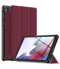 Ntech Samsung Tab S6 Lite Hoes Wine Rood Smart cover