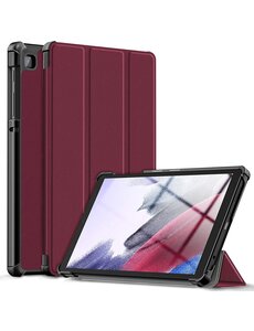 Ntech Hoesje Geschikt Voor Samsung Galaxy Tab S6 Lite Hoes Wine Rood Smart cover 2024