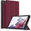 Ntech Hoesje Geschikt Voor Samsung Galaxy Tab S6 Lite Hoes Wine Rood Smart cover 2024 - Hoesje Geschikt Voor Samsung Galaxy Tab S6 Lite 2022 Hoes - tri-fold Bookcase Hoes Cover - Tab S6 lite hoes