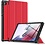 Ntech Hoesje Geschikt Voor Samsung Galaxy Tab S6 Lite Hoes Rood Smart cover 2024 - Hoesje Geschikt Voor Samsung Galaxy Tab S6 Lite 2022 Hoes - tri-fold Bookcase Hoes Cover - Tab S6 lite hoes