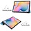 Ntech Hoesje Geschikt Voor Samsung Galaxy Tab S6 Lite Hoes Licht Blauw Smart cover 2024 - Hoesje Geschikt Voor Samsung Galaxy Tab S6 Lite 2022 Hoes - tri-fold Bookcase Hoes Cover - Tab S6 lite hoes