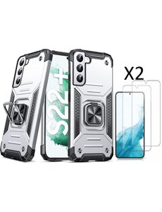 Ntech Samsung S22 Plus Hoesje Heavy Duty Armor Hoesje Zliver