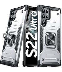 Ntech Samsung S22 Ultra Hoesje Heavy Duty Armor Hoesje Zliver