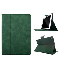 oTronica oTronica iPad hoes 5e / 6e generatie Luxe Leren Bookcase Groen